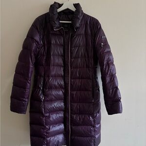 DKNY Deep Purple Puffer Jacket